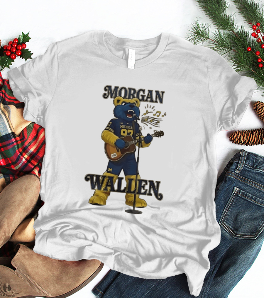 Michigan 97 Football Mascot Morgan Wallen Still The Problem Tour 2026 T-Shirt