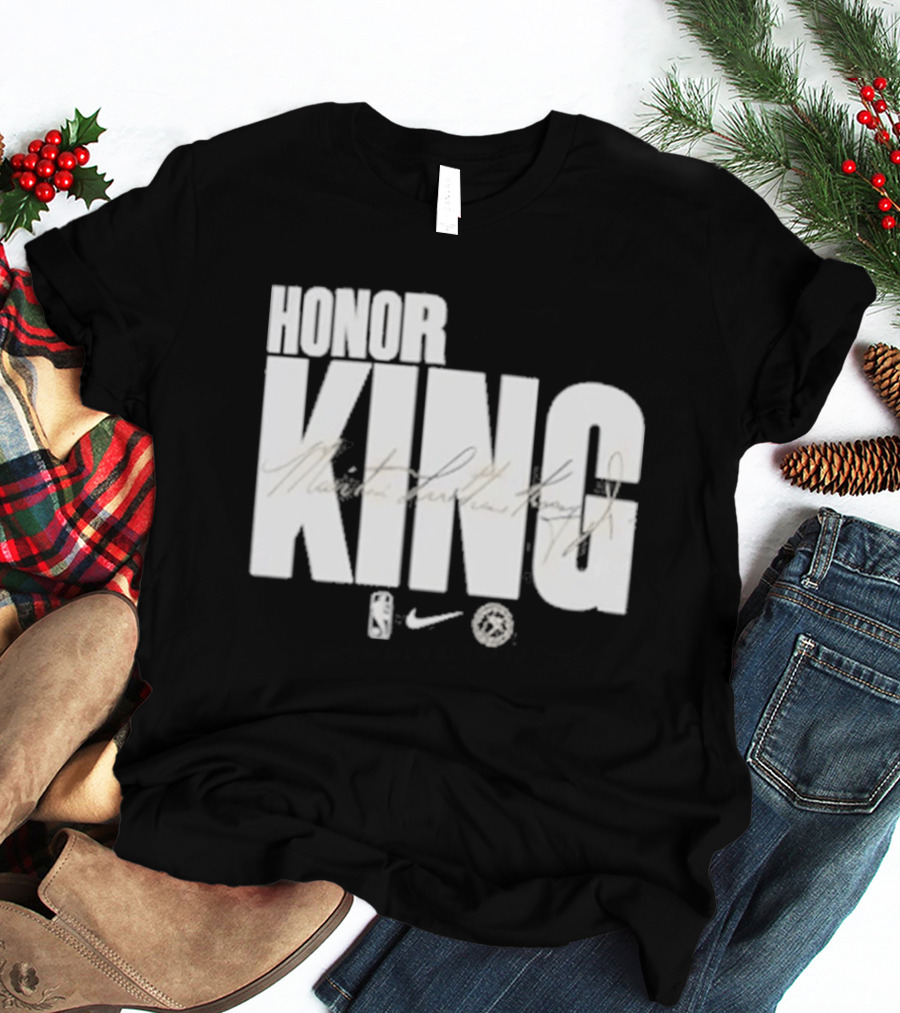 Anthony Edwards NBA Philadelphia 76ers Honor King Martin Luther King Jr Team Issued T-Shirt