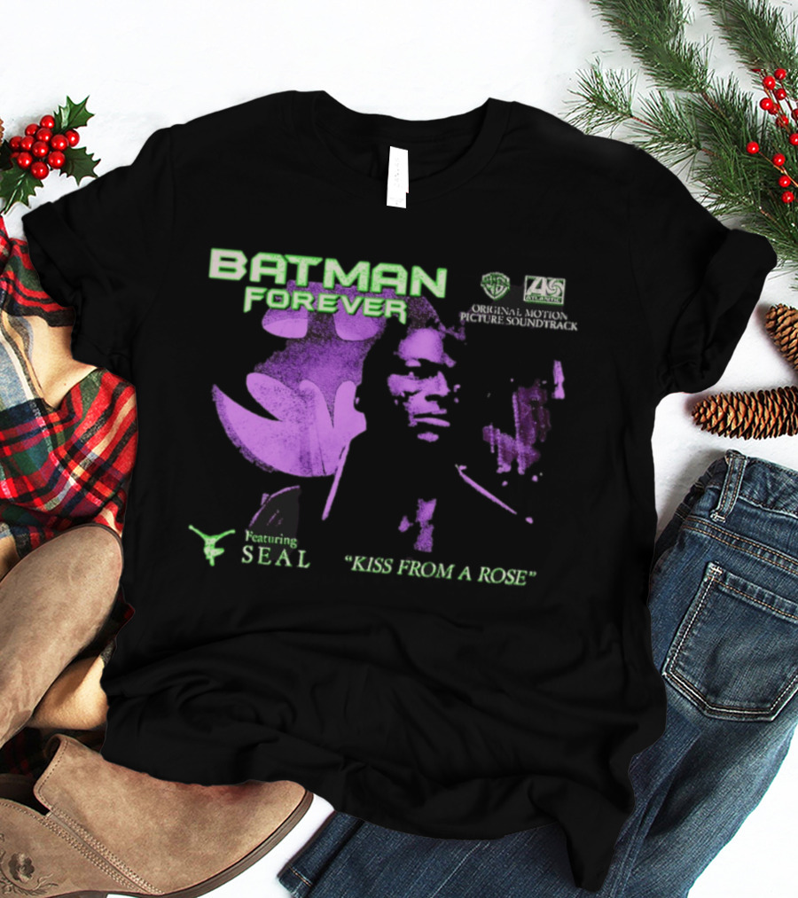 Batman Forever Original Motion Picture Soundtrack Kiss From A Rose Featuring Seal T-Shirt