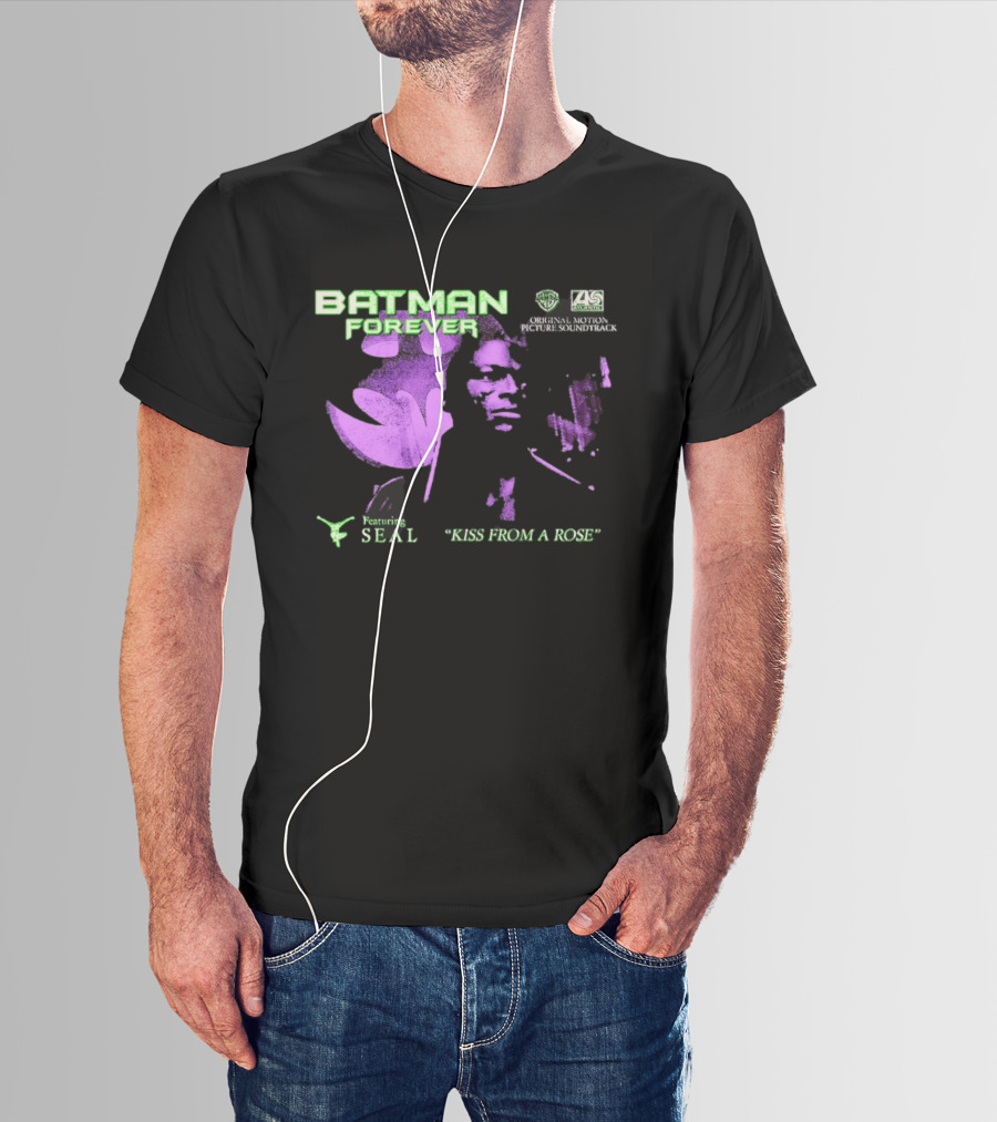 Batman Forever Original Motion Picture Soundtrack Kiss From A Rose Featuring Seal T-Shirt