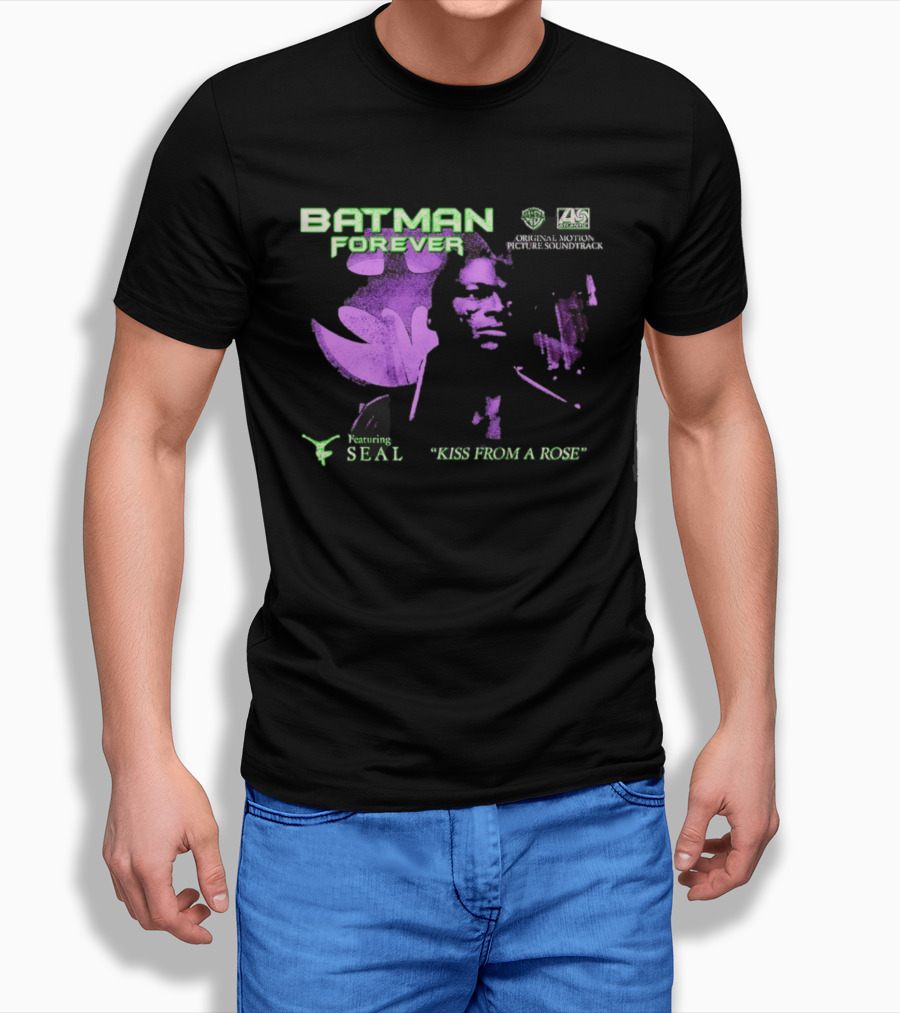 Batman Forever Original Motion Picture Soundtrack Kiss From A Rose Featuring Seal T-Shirt