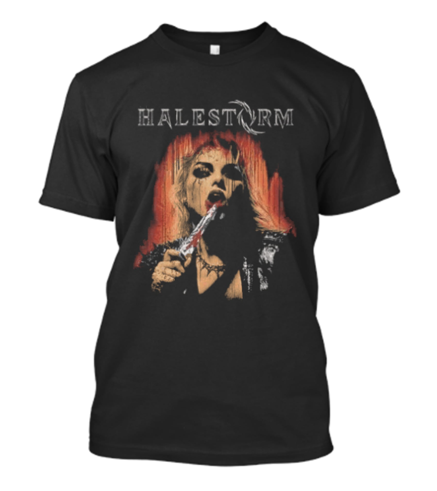 Halestorm Don't Forget To Smile Rain Blood T-Shirt