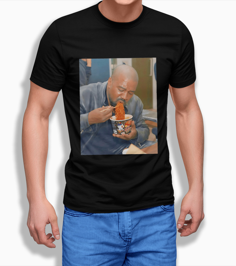 Buldak Bokkeum Myeon Kanye West Noodle Cup Spicy Challenge T-Shirt