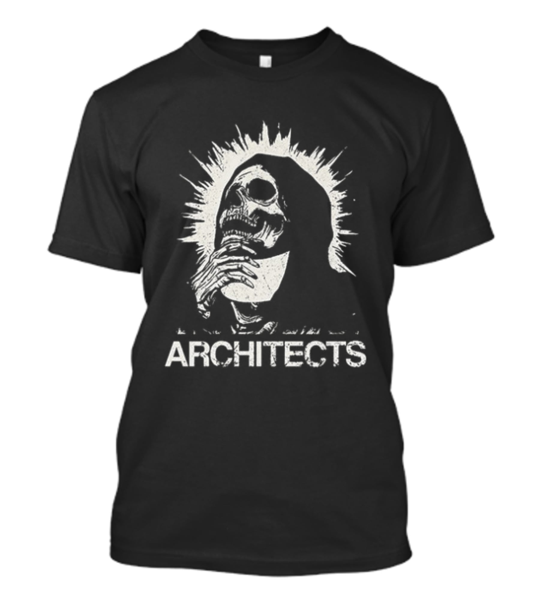 Architects Concert Whiplash Experience Vintage Inspired Skeleton T-Shirt