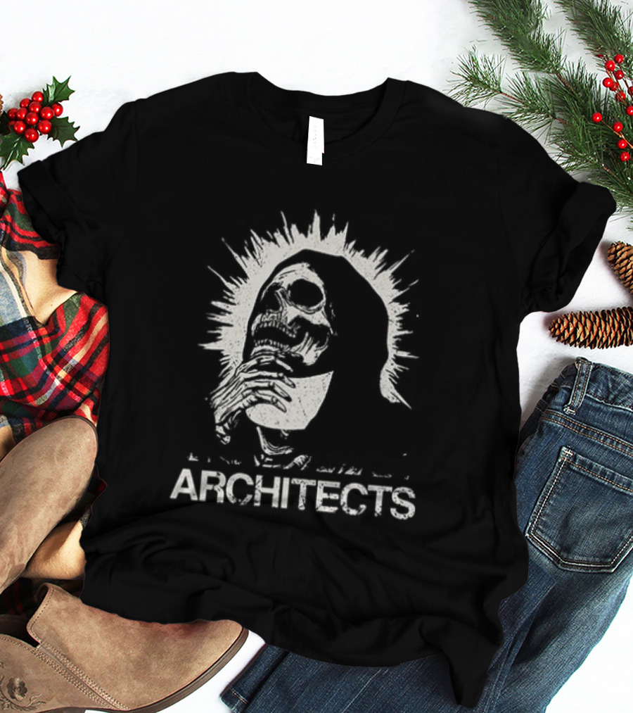 Architects Concert Whiplash Experience Vintage Inspired Skeleton T-Shirt