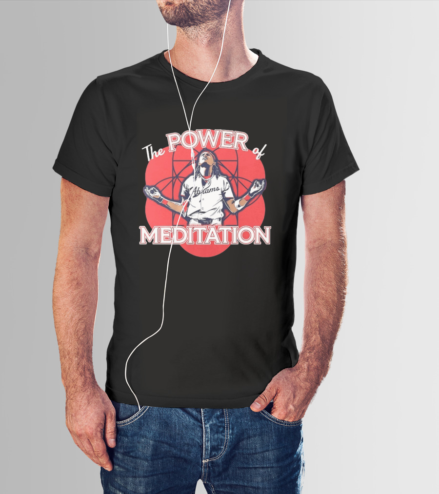 The Power Of Meditation CJ Abrams Washington Nationals T-Shirt