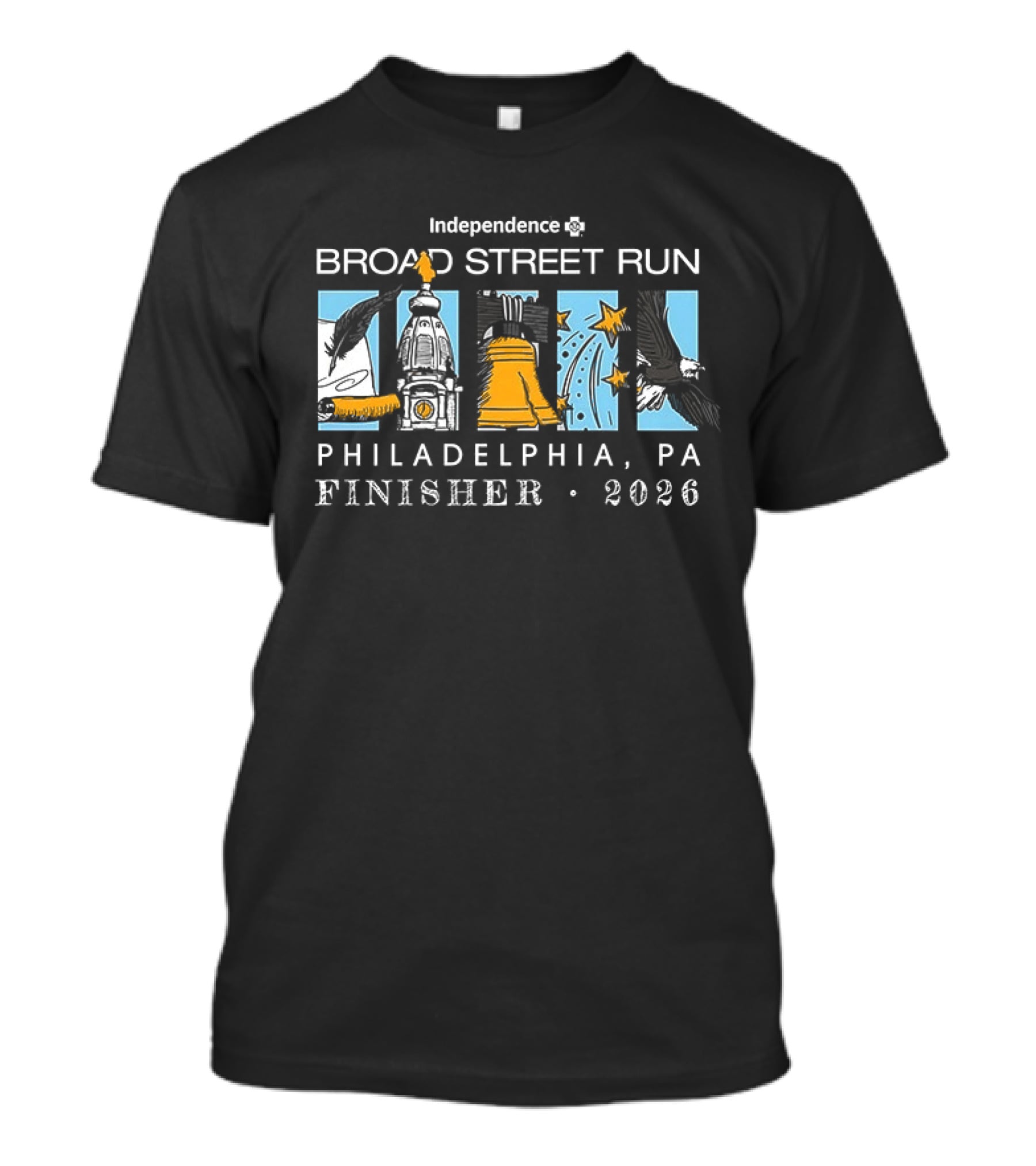 Independence Broad Street Run Philadelphia PA Finisher 2026 T-Shirt
