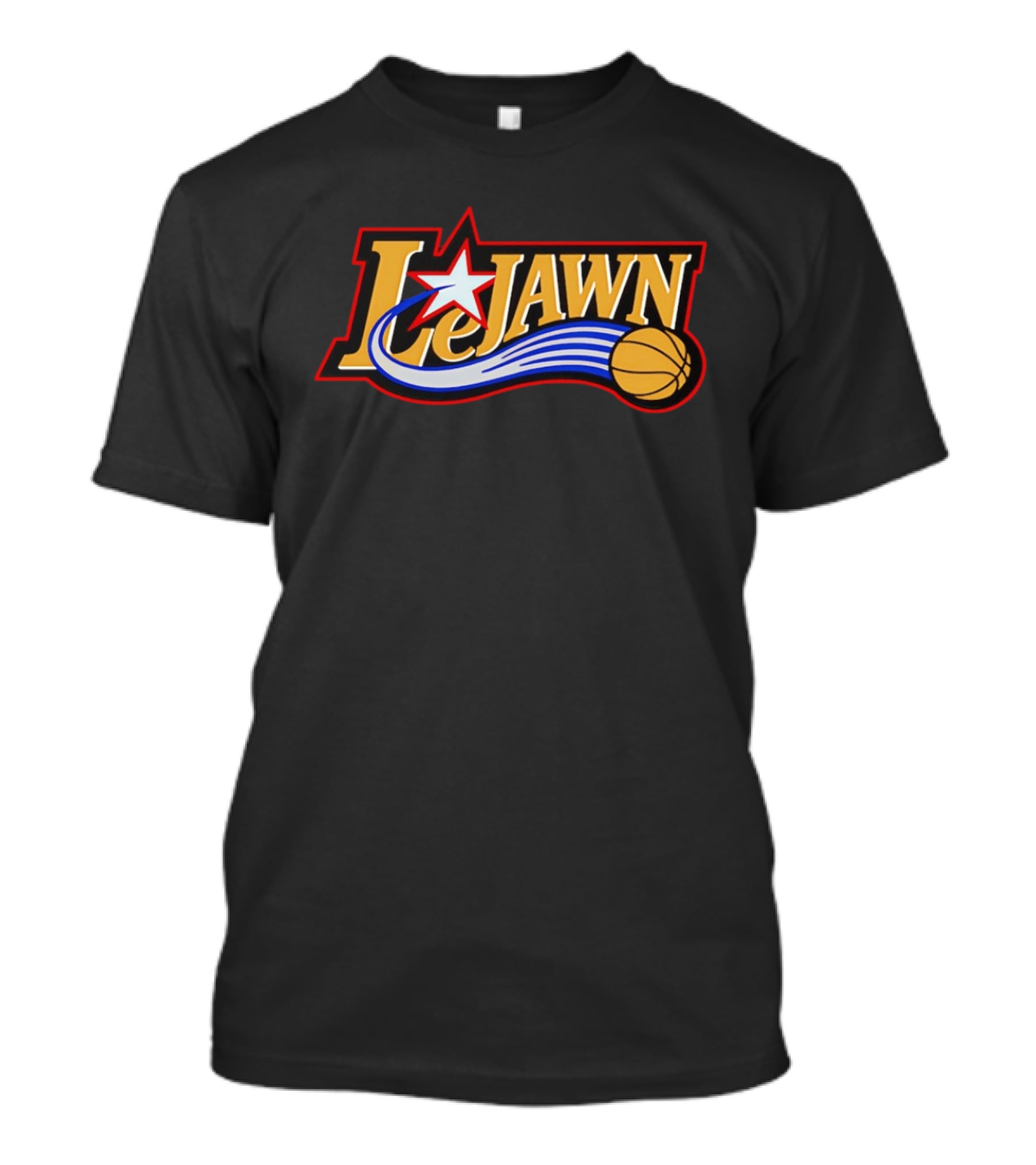 LeJawn Basketball Star Philadelphia 76ers LeBron James NBA 23 Niners T-Shirt