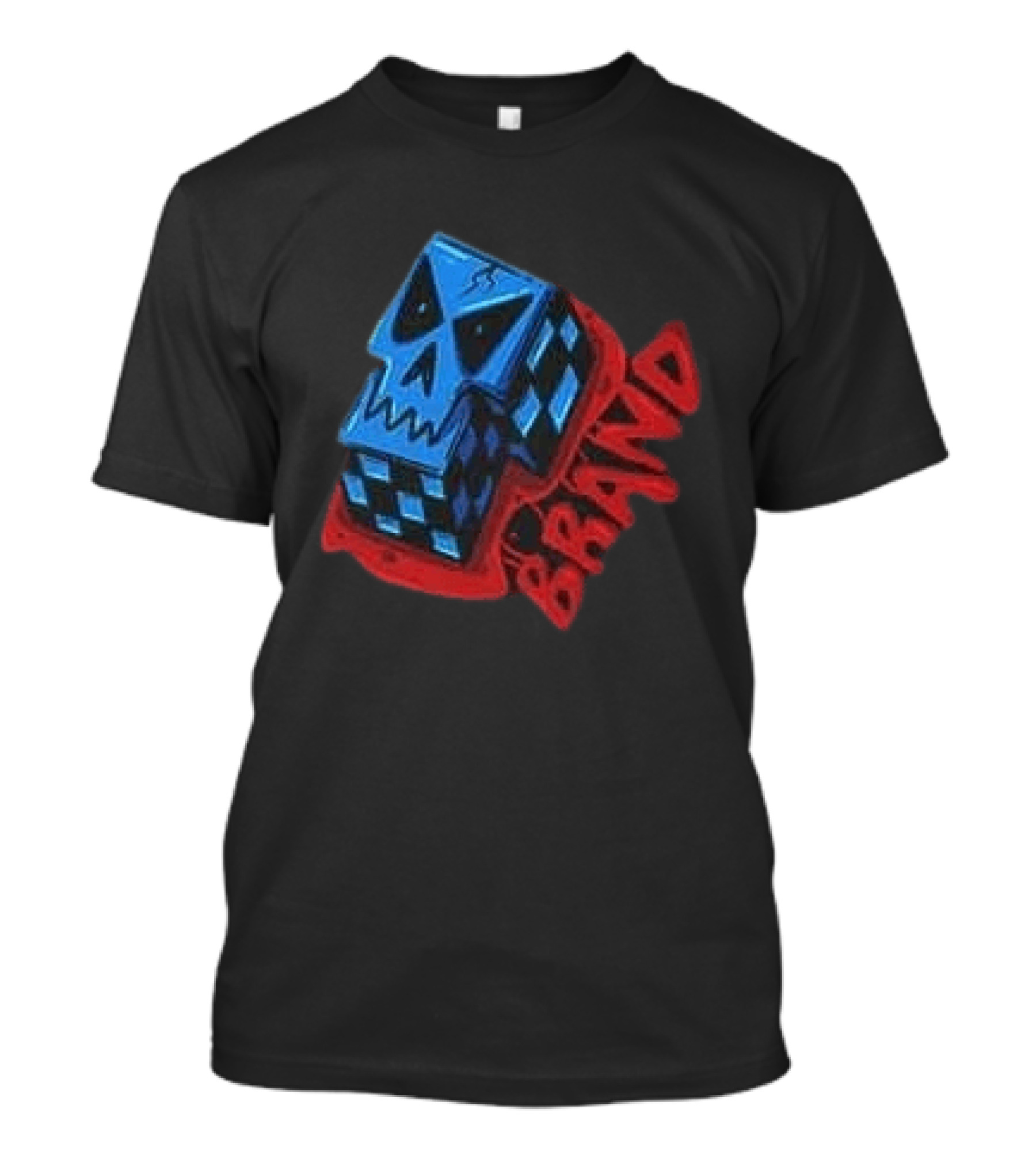 Don't Let Your Love For Somebody Overlook The Reality Of The Situation Skull Cube Brand T-Shirt