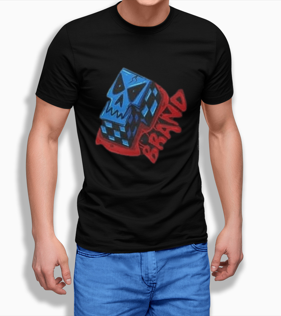 Don't Let Your Love For Somebody Overlook The Reality Of The Situation Skull Cube Brand T-Shirt