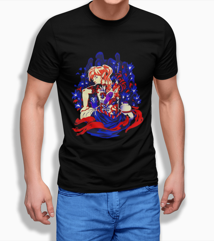 Legend Of Zelda Link Tattoo Art With Elven Warrior And Magical T-Shirt
