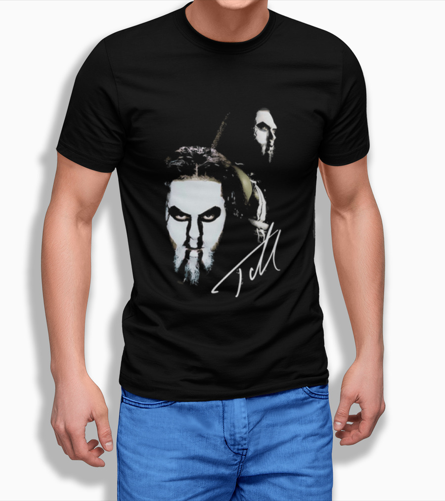 Luchasaurus Mask Illustration AEW Jell Signature T-Shirt