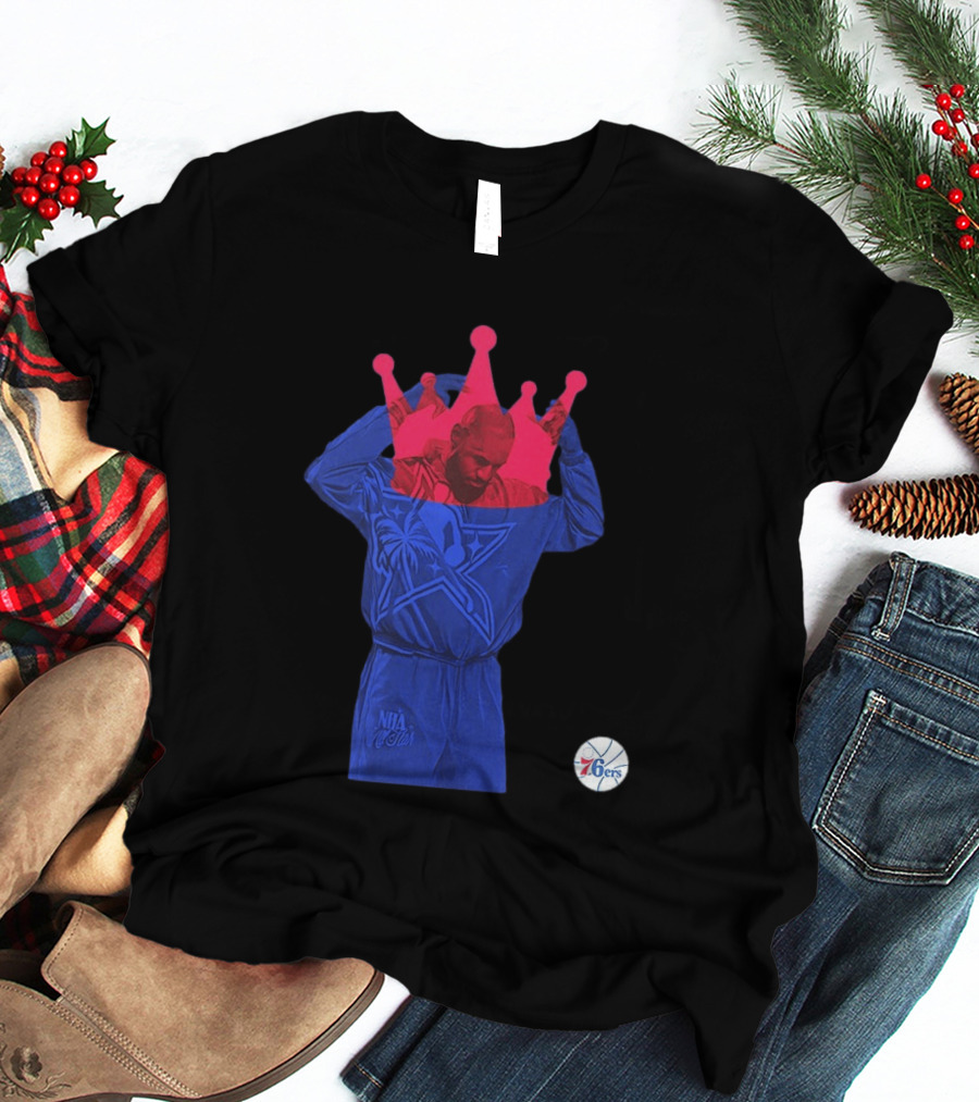 NBA All Star King LeBron James Philadelphia 76ers Season T-Shirt