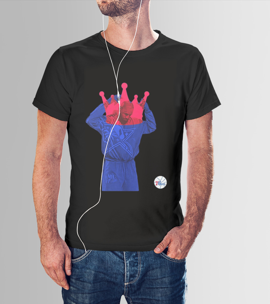 NBA All Star King LeBron James Philadelphia 76ers Season T-Shirt