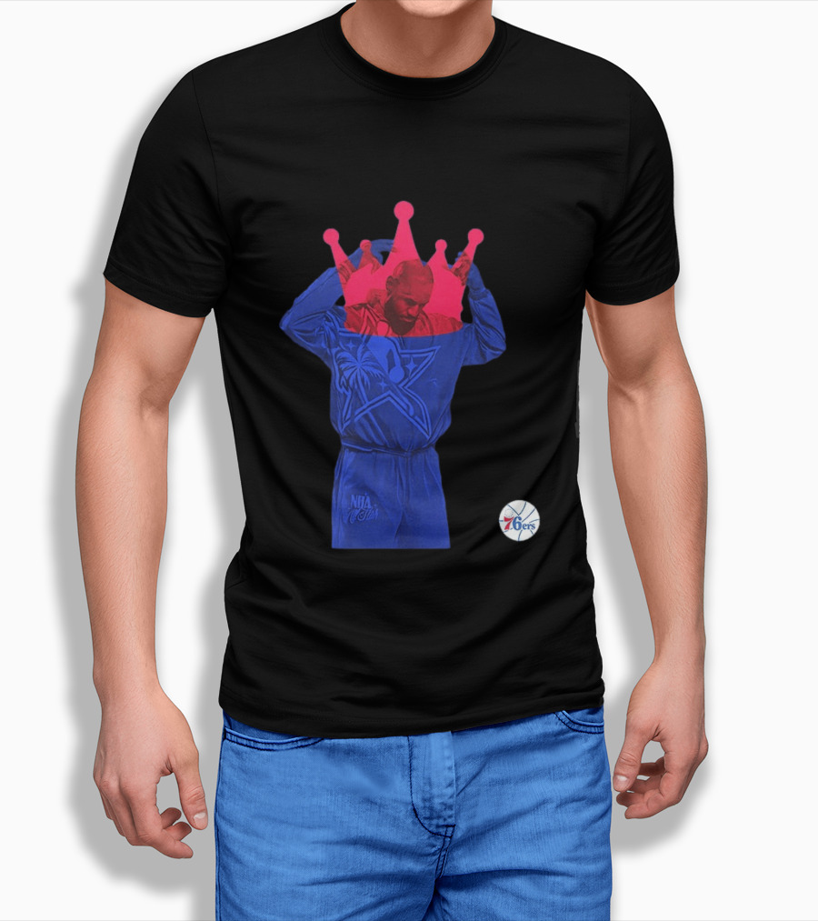 NBA All Star King LeBron James Philadelphia 76ers Season T-Shirt