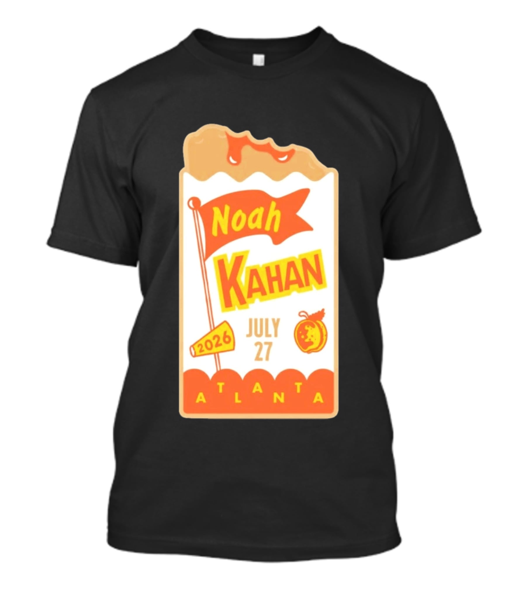 Noah Kahan Atlanta July 27 2026 Event T-Shirt