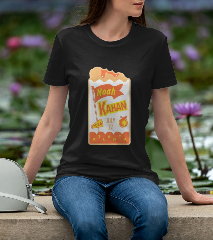 Noah Kahan Atlanta July 27 2026 Event T-Shirt