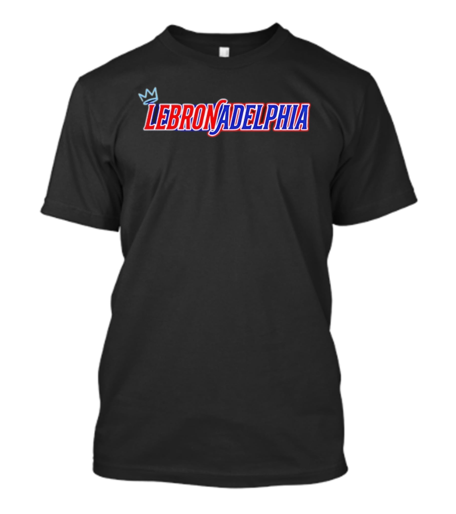 LeBron James Philadelphia 76ers LeBronadelphia King Concept 2026 T-Shirt