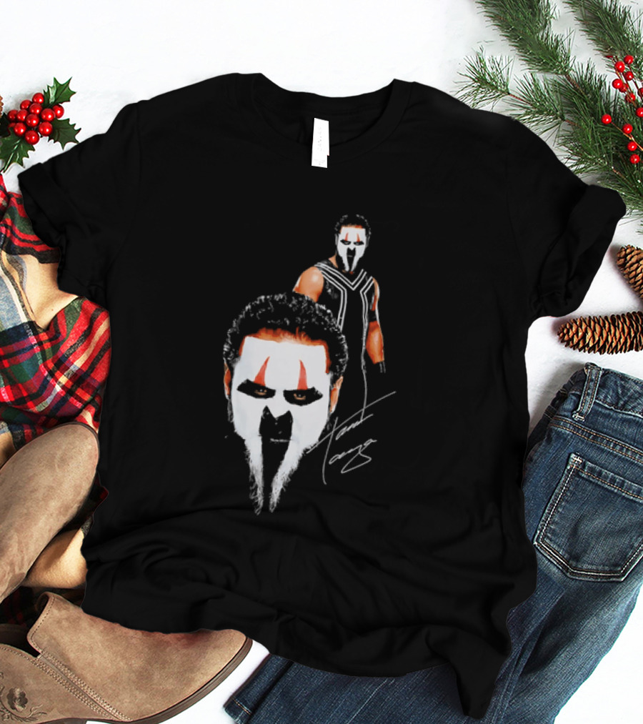 Tama Tonga Face Paint Mask Wrestler Signature T-Shirt