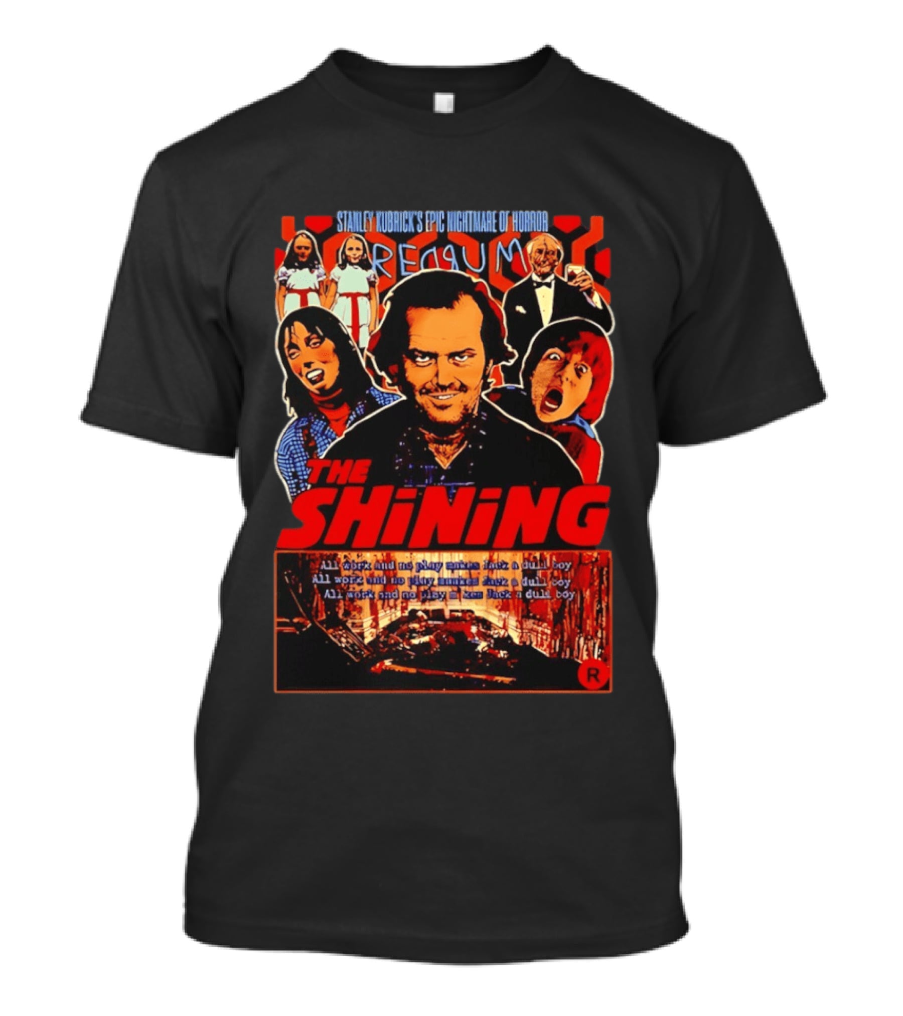 The Shining Stanley Kubrick Epic Nightmare Of Horror REDRUM T-Shirt