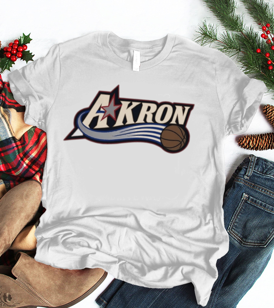 Akron Zips University Of Akron Philadelphia 76ers Basketball Star T-Shirt