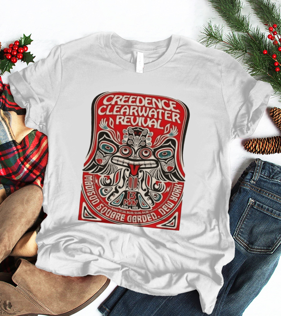 Creedence Clearwater Revival Madison Square Garden New York 13 May 1970 T-Shirt