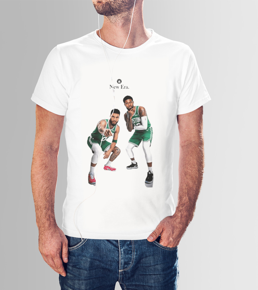 Boston Celtics Jayson Tatum Paul George New Era T-Shirt