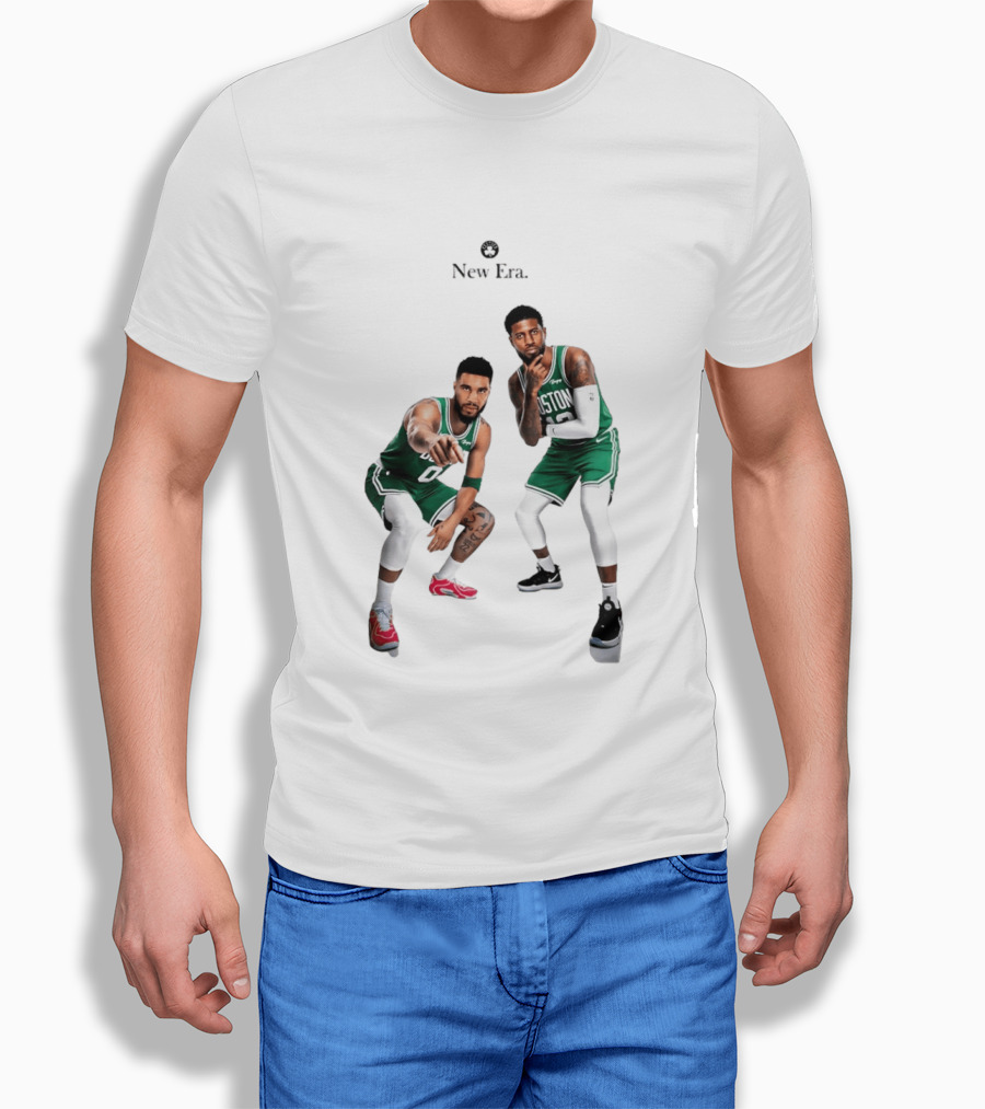 Boston Celtics Jayson Tatum Paul George New Era T-Shirt