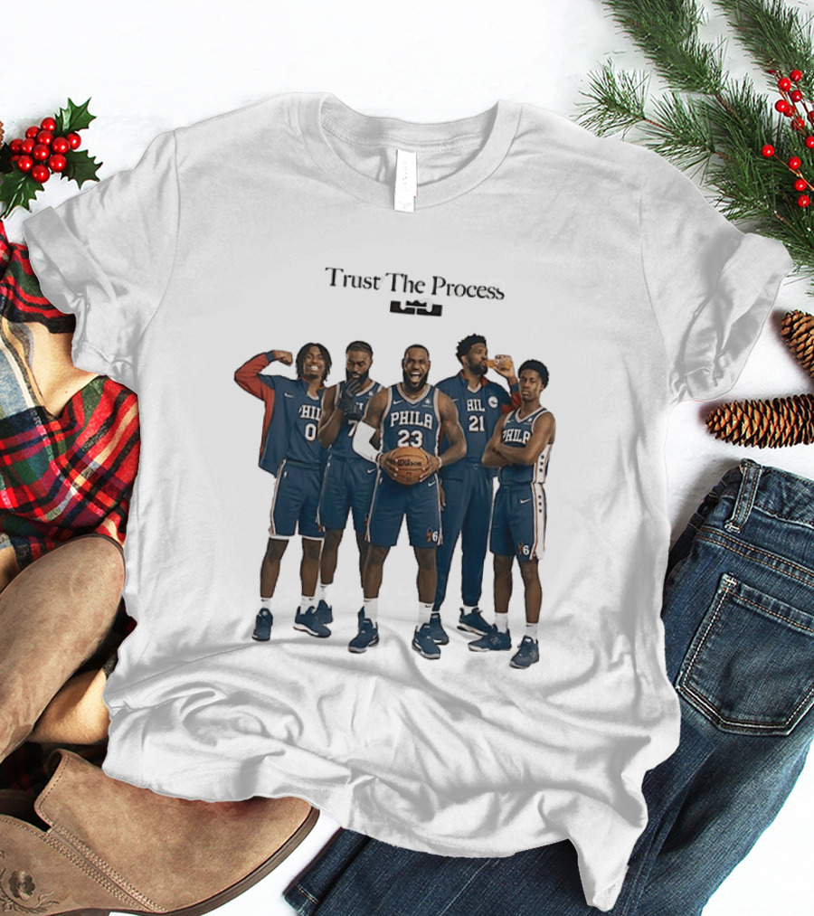 Trust The Process Philly Basketball Team Players T-Shirt