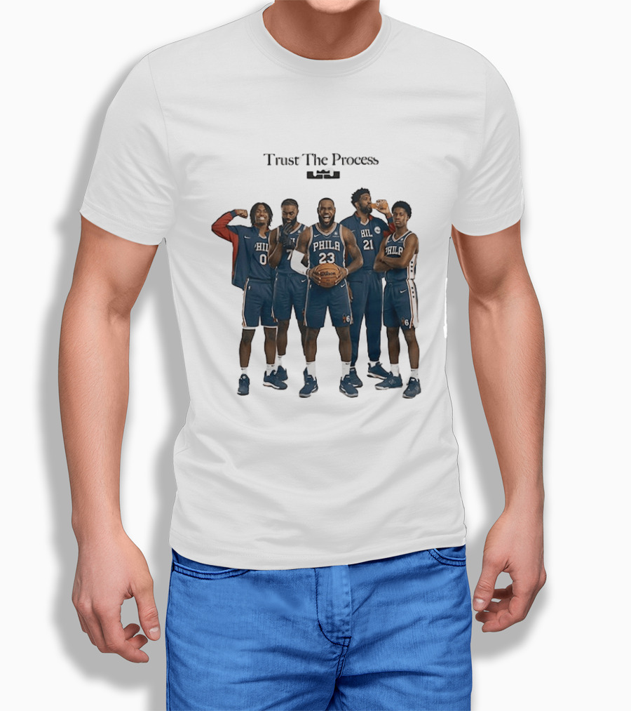 Trust The Process Philly Basketball Team Players T-Shirt