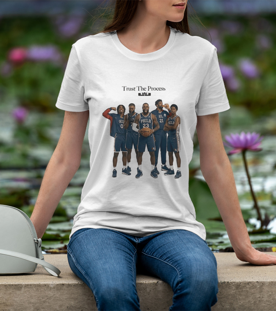 Trust The Process Philly Basketball Team Players T-Shirt