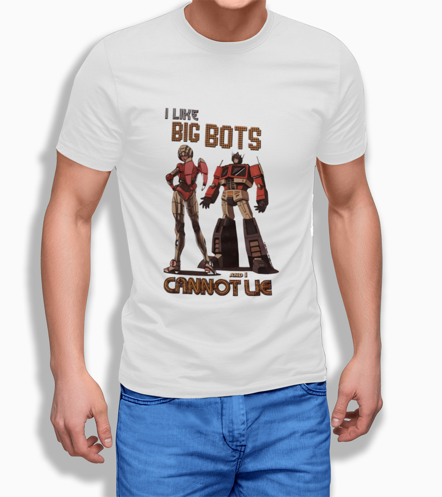 I Like Big Bots And I Cannot Lie Optimus Prime Elita One Transformers Generation 1 T-Shirt