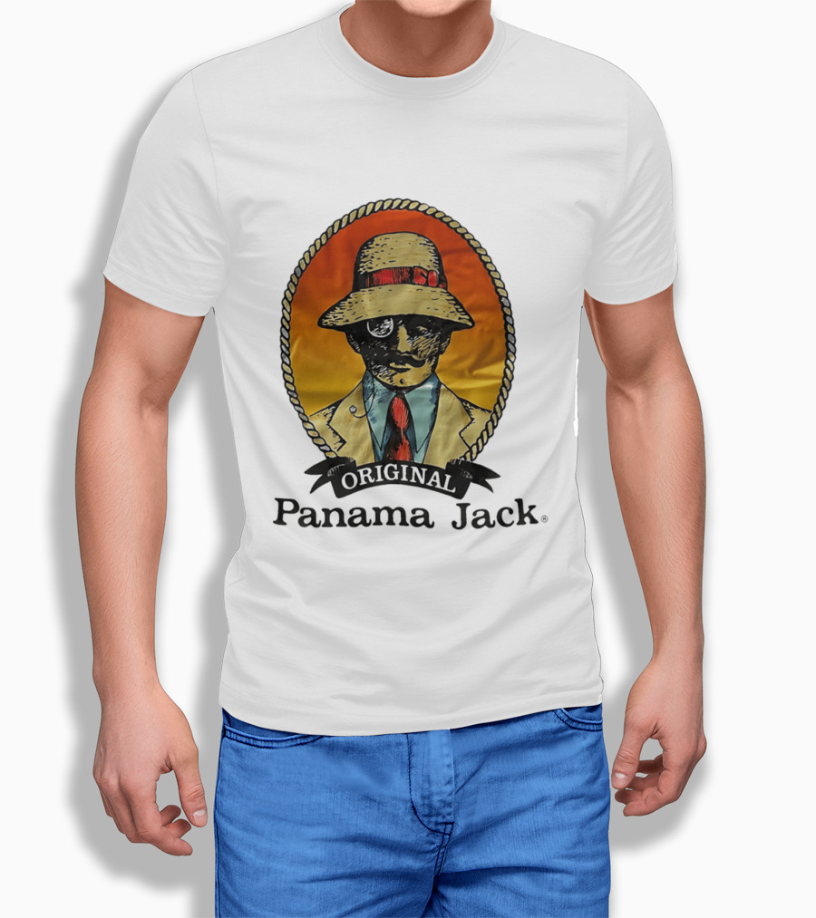 Original Panama Jack Man With Hat And Monocle T-Shirt
