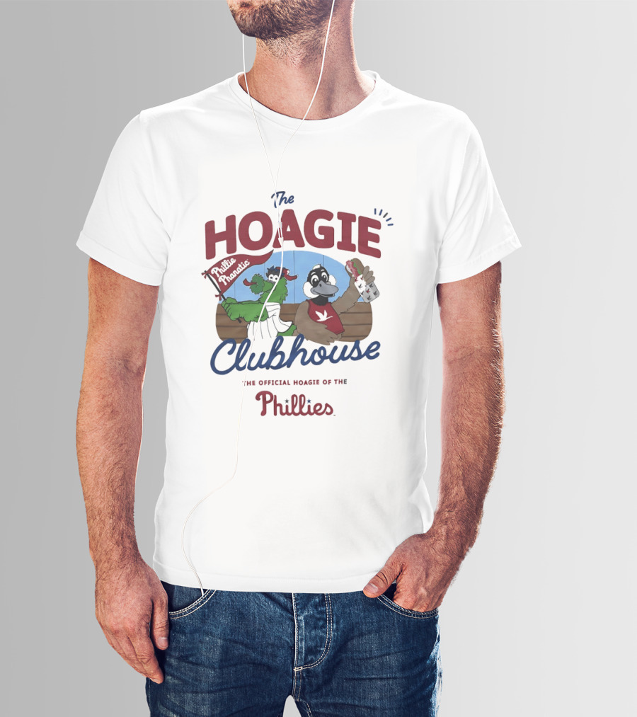 The Hoagie Clubhouse Phillie Phanatic Official Hoagie Of The Phillies T-Shirt