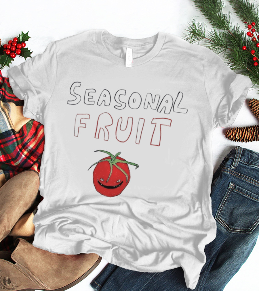 Seasonal Fruit Tomato With Painted Face T-Shirt