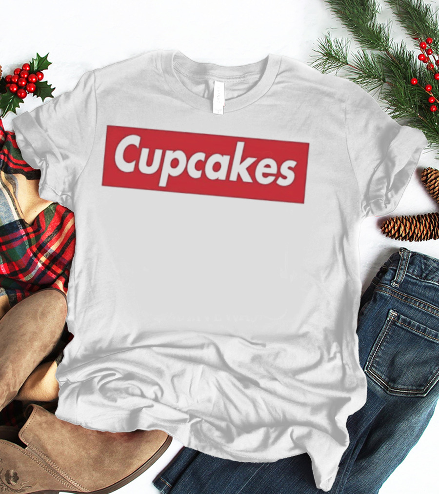Treat Yourself To Delicious Cupcakes Red Box T-Shirt