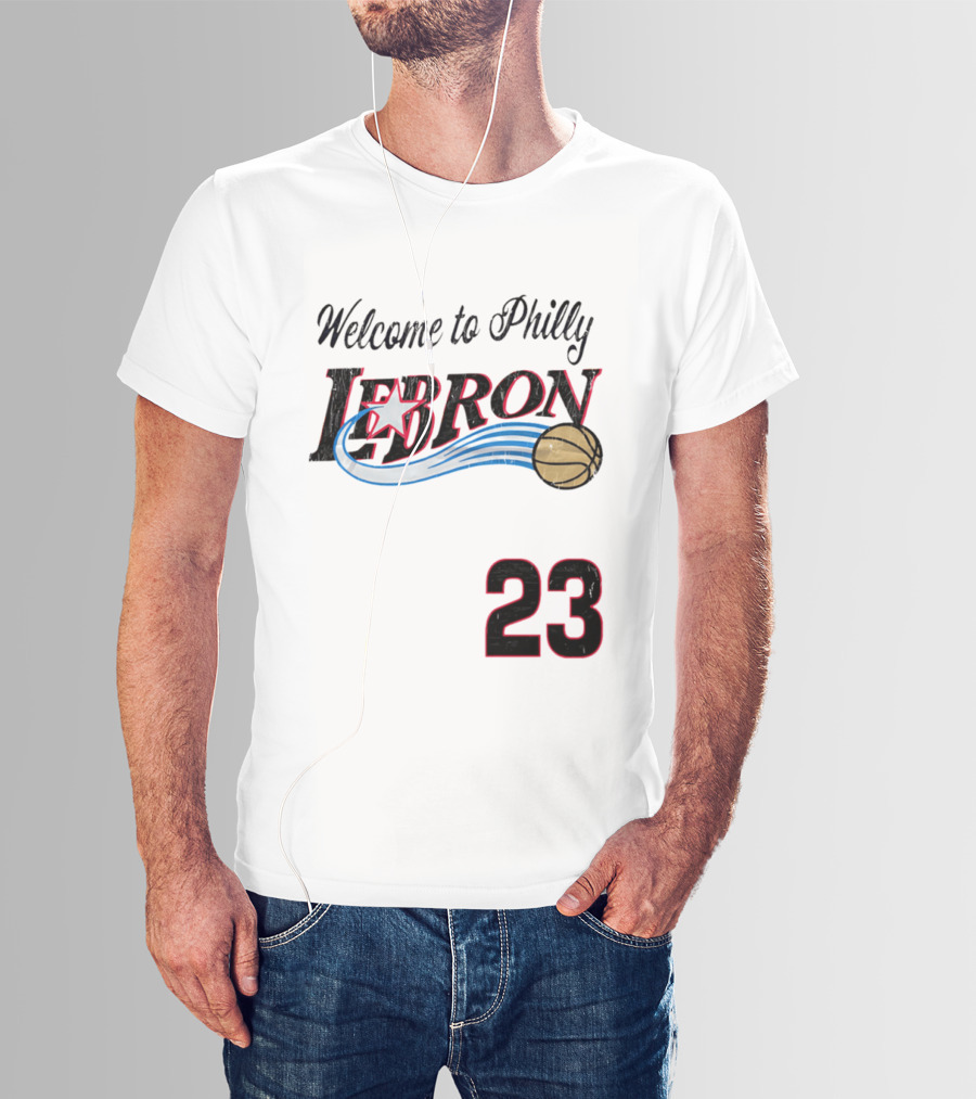 Welcome To Philly Lebron Basketball Number 23 T-Shirt