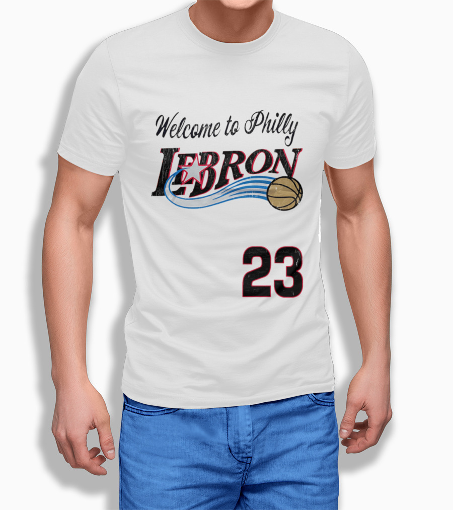 Welcome To Philly Lebron Basketball Number 23 T-Shirt