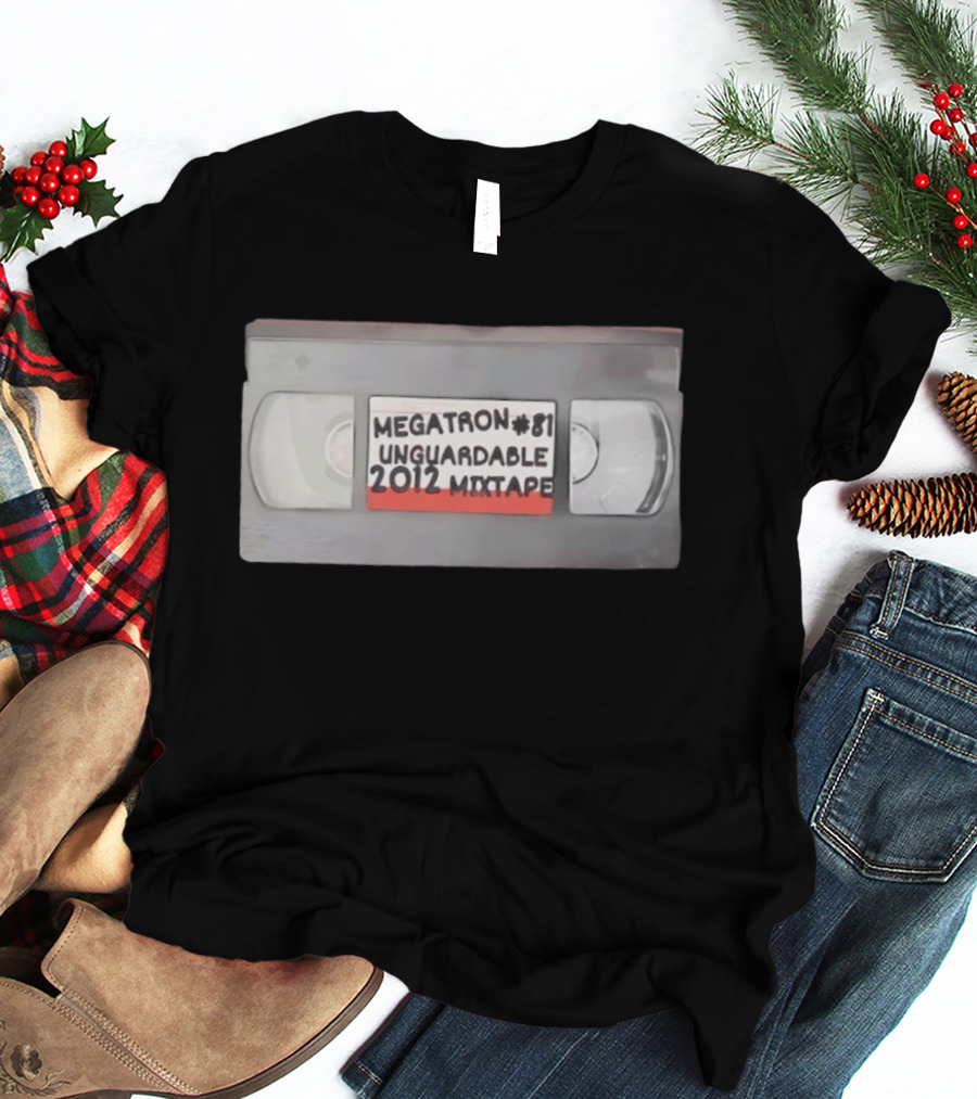 Megatron 81 Unguardable 2012 Mixtape VHS T-Shirt