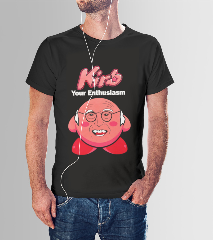 Kirb Your Enthusiasm Kirby Larry David T-Shirt