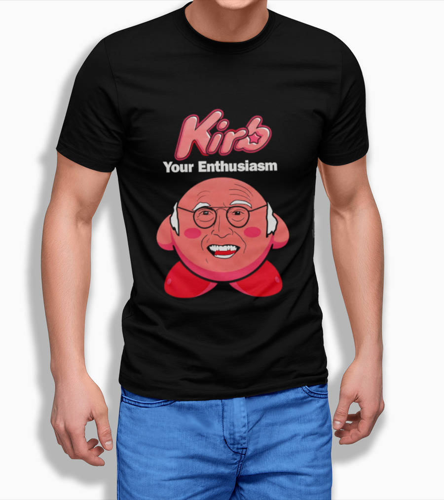 Kirb Your Enthusiasm Kirby Larry David T-Shirt