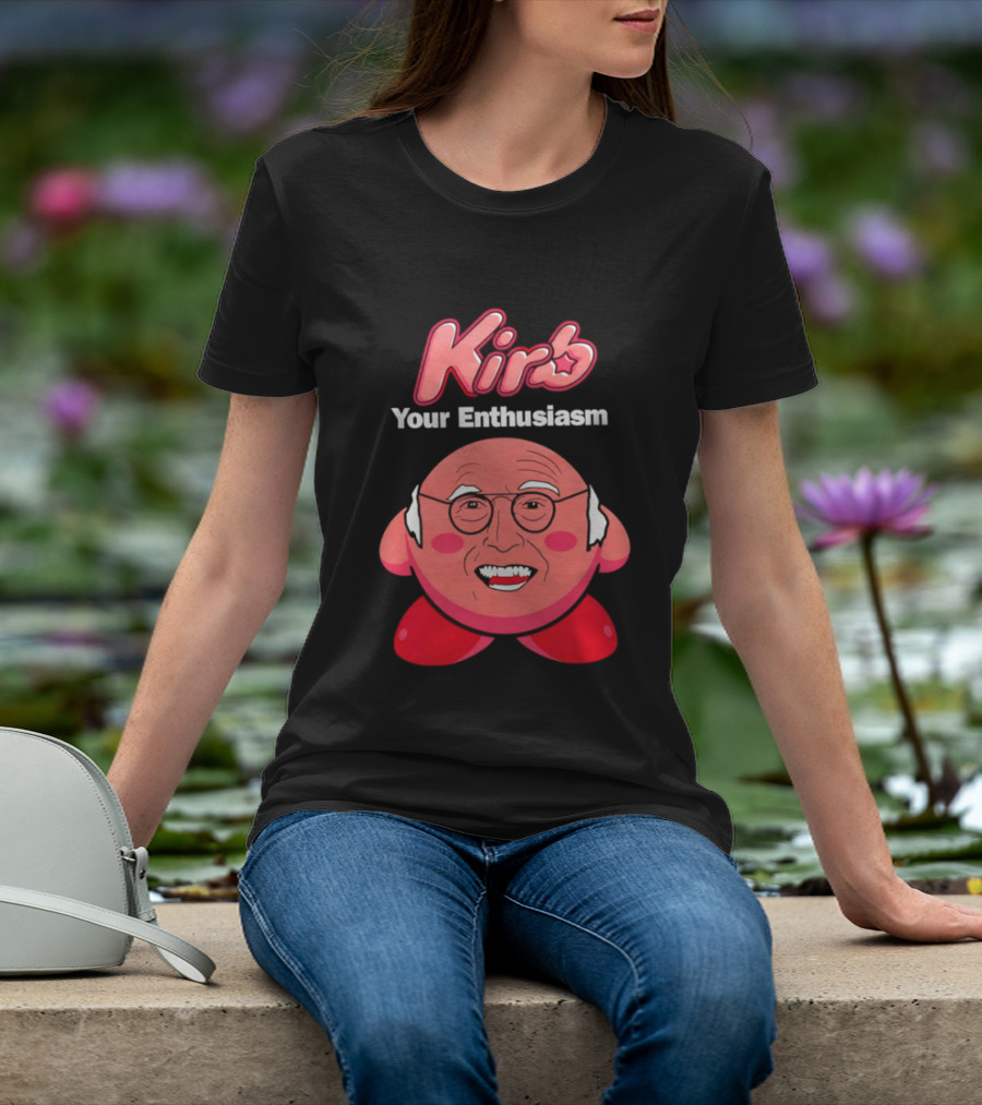 Kirb Your Enthusiasm Kirby Larry David T-Shirt