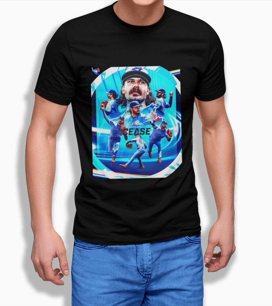 Dylan Cease No 84 Toronto Blue Jays Collage Sports Memorabilia T-Shirt