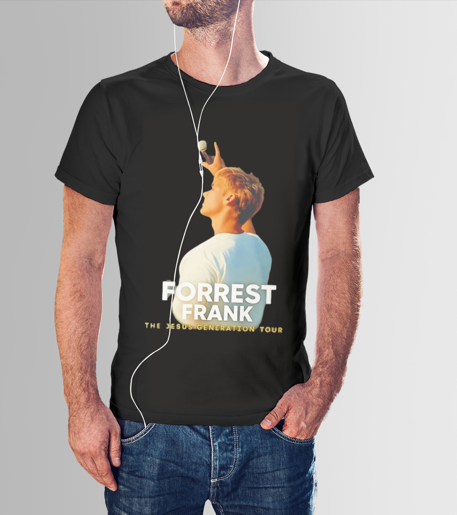 Forrest Frank The Jesus Generation Tour Microphone Pose T-Shirt
