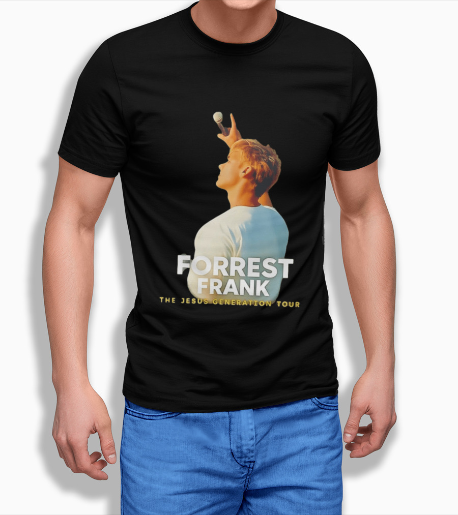 Forrest Frank The Jesus Generation Tour Microphone Pose T-Shirt
