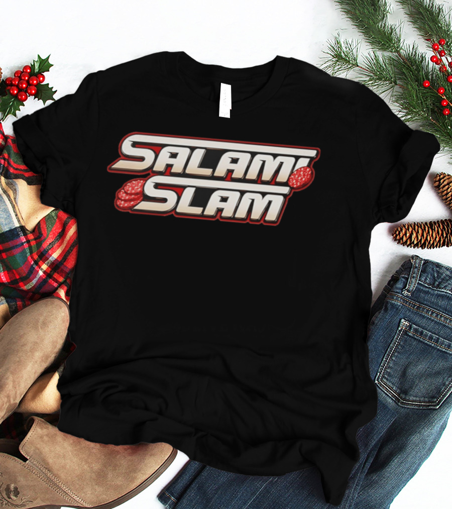 Salami Slam SummerSlam WWE Bold Iconic Wrestling T-Shirt