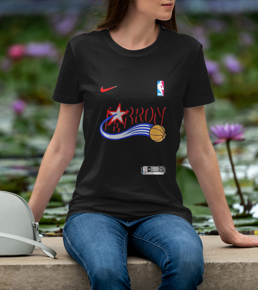 Nike NBA LeBron Star Basketball Graphic Philadelphia 76ers T-Shirt