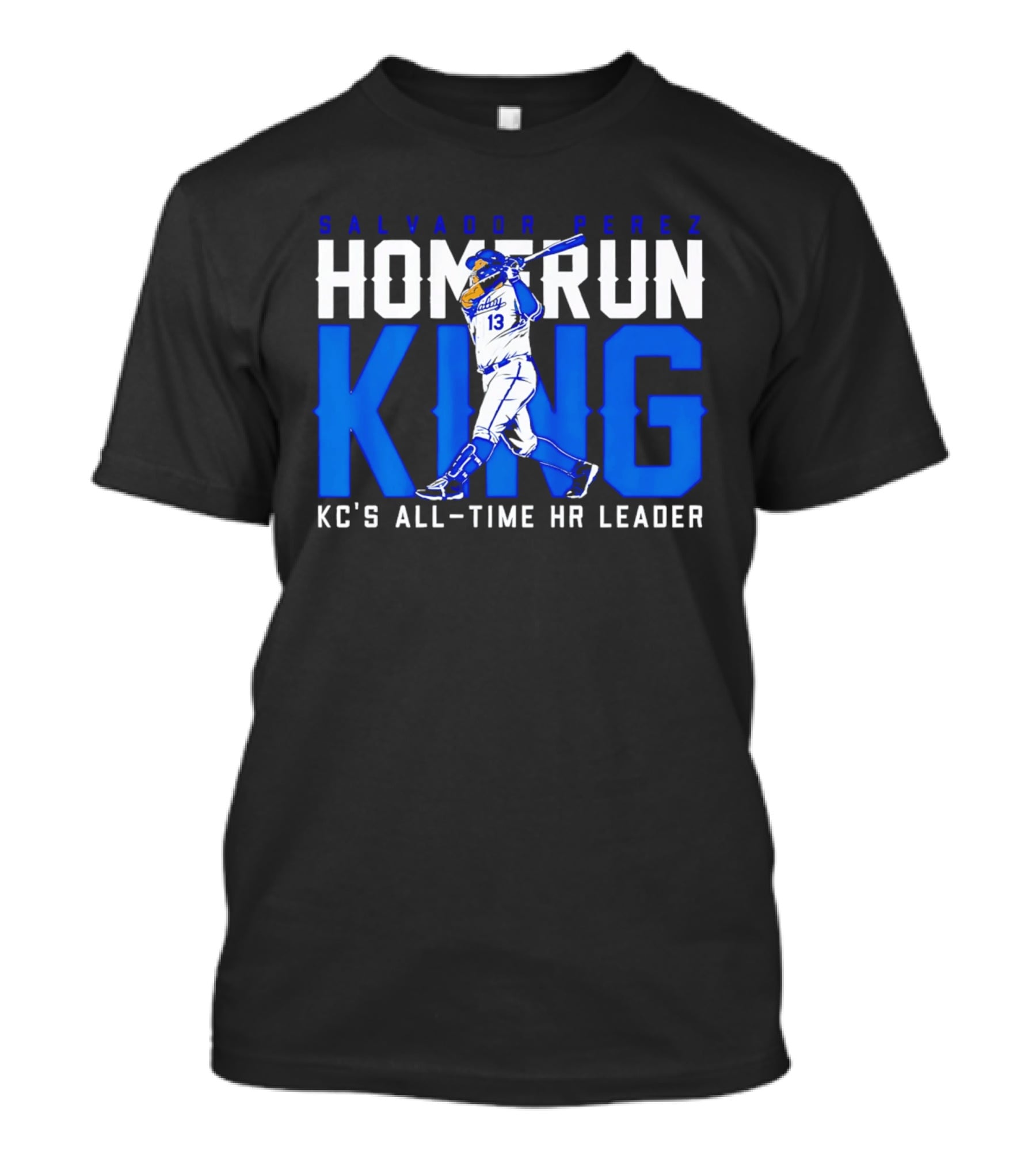 Salvador Perez Homerun King KC's All Time HR Leader T-Shirt