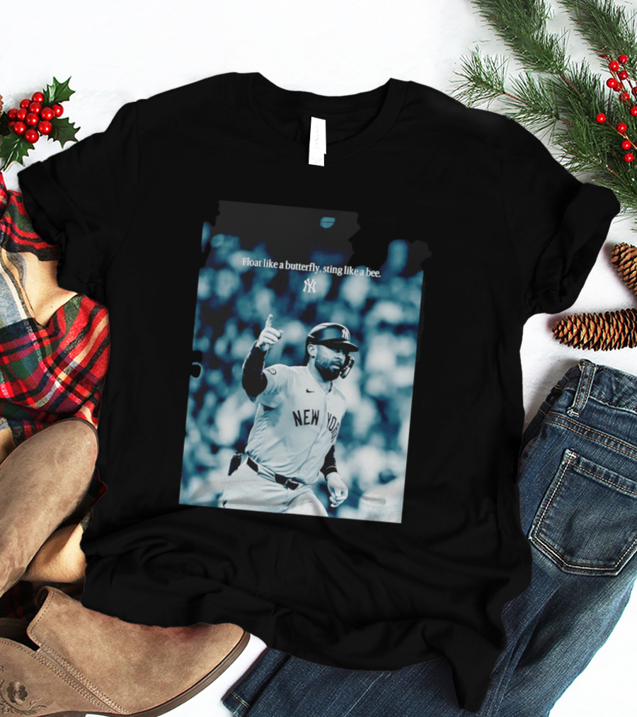 New York Yankees Float Like A Butterfly Sting Like A Bee T-Shirt