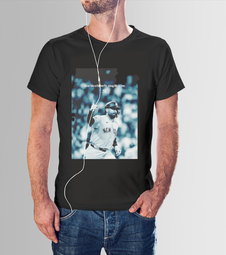 New York Yankees Float Like A Butterfly Sting Like A Bee T-Shirt
